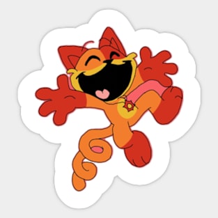 Catnap and dogday catday smiling critters Sticker